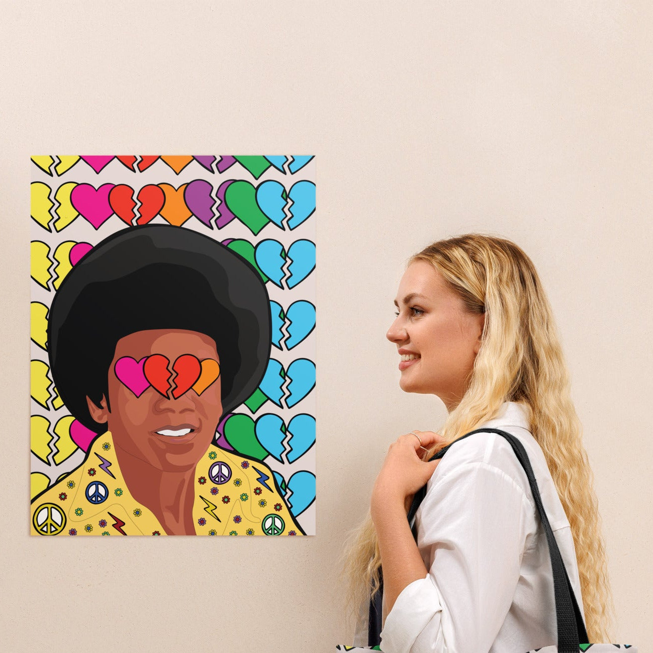 Retro Pop Legend Art Print