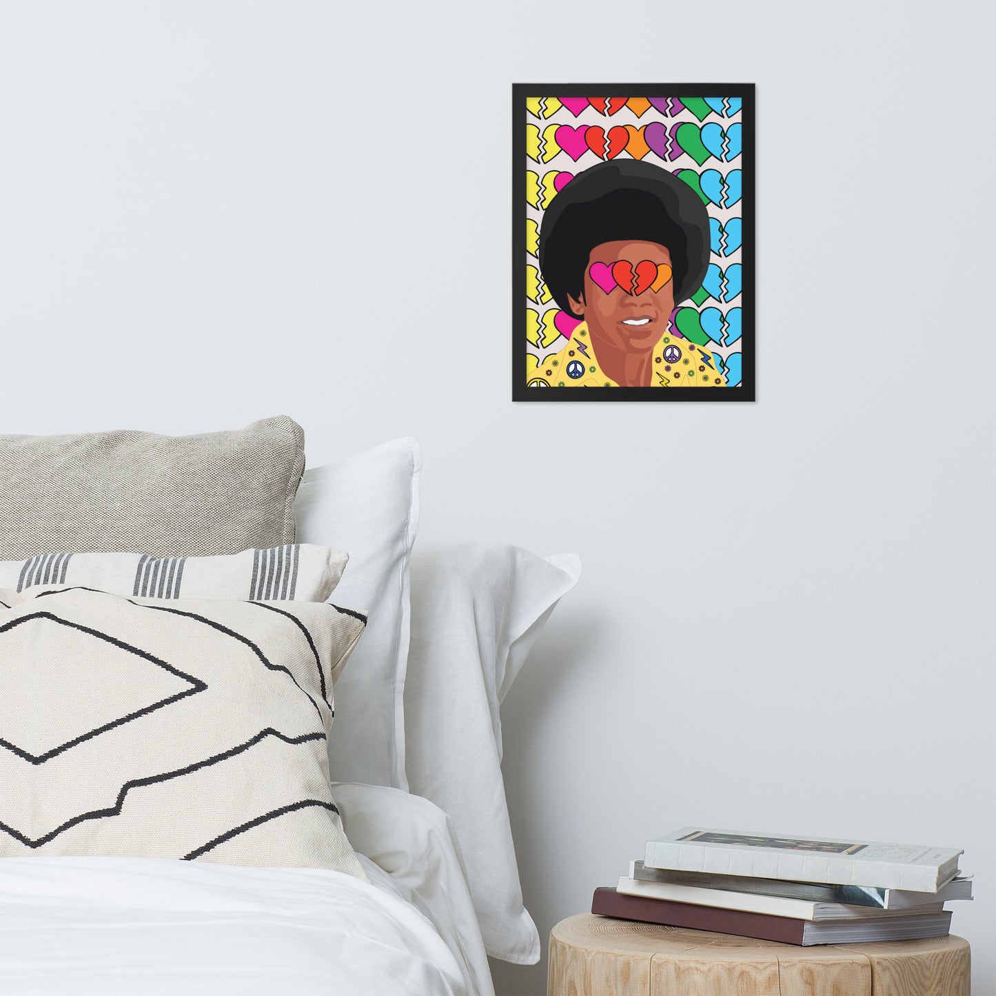 Retro Pop Legend Framed Poster