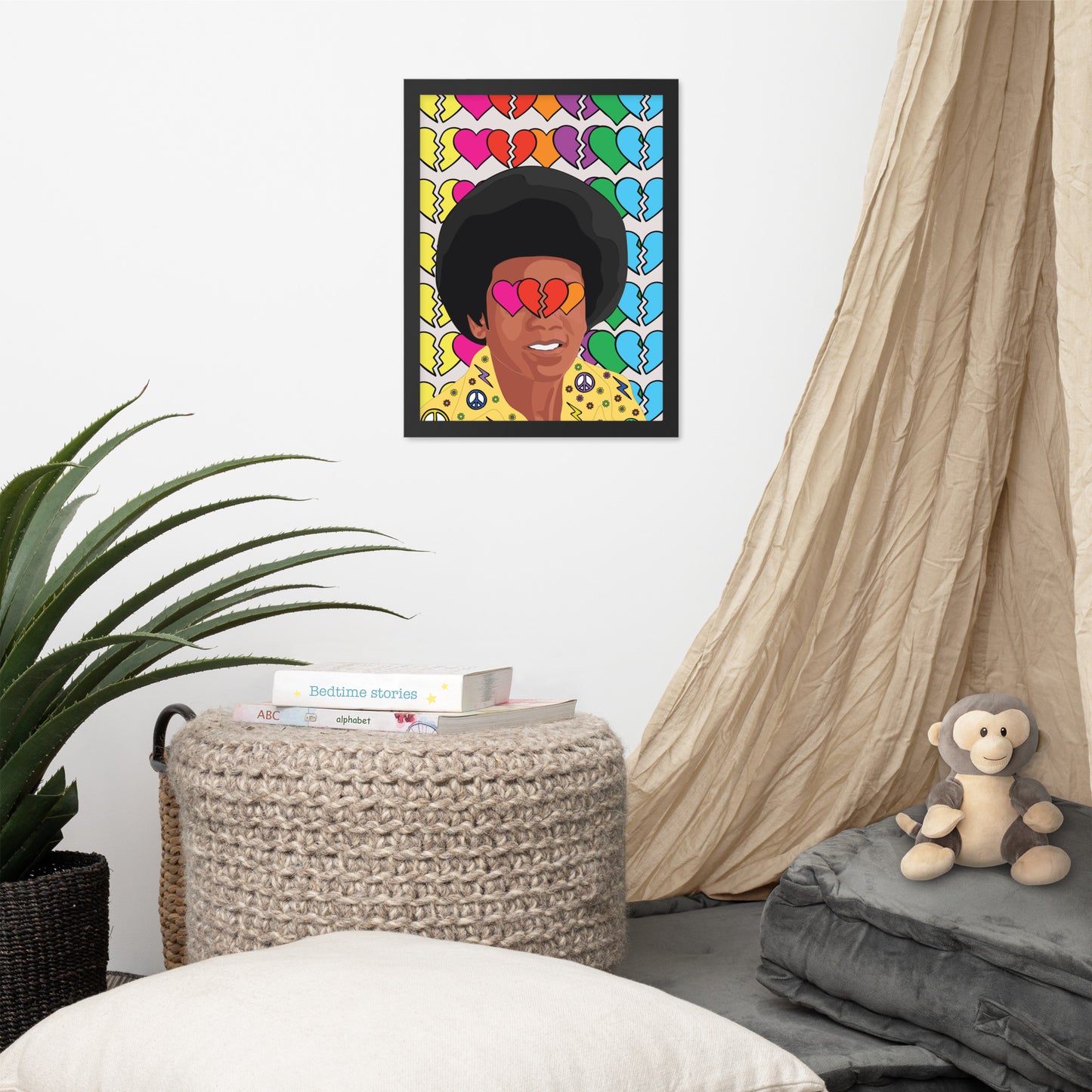 Retro Pop Legend Framed Poster